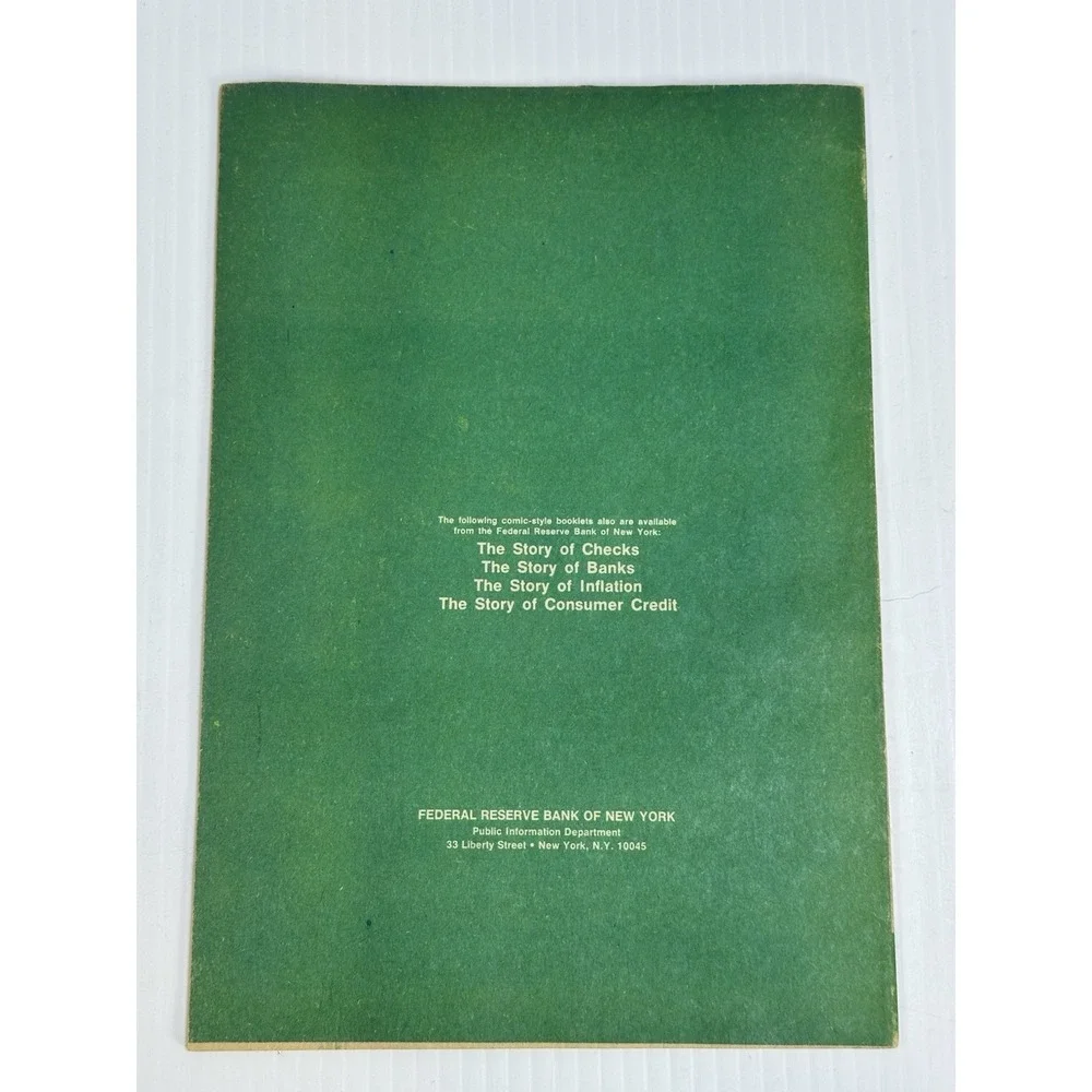 The Story of Money 1981 3rd Edition Promotional Comic Federal Reserve Bank of NY